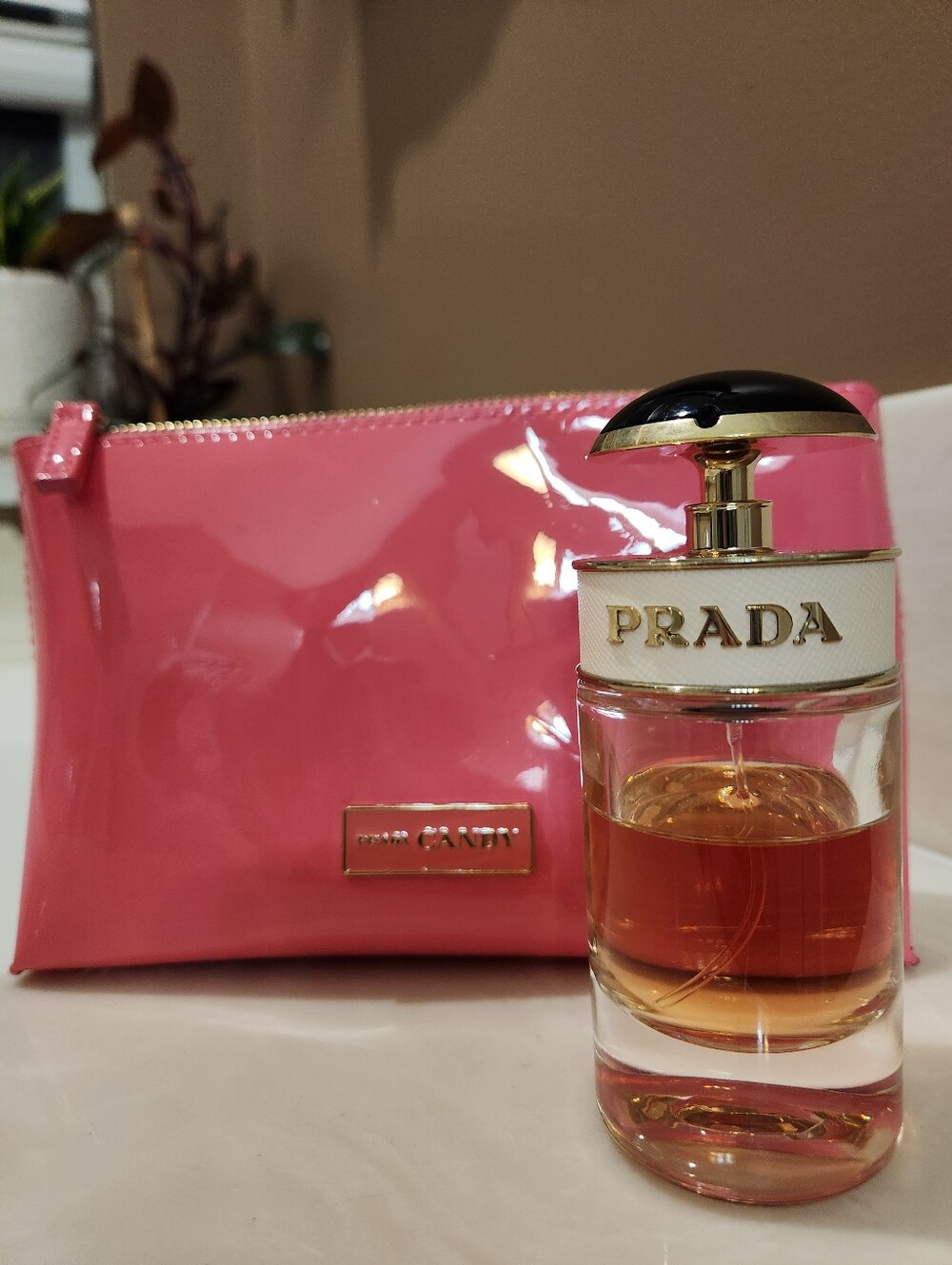 Prada Candy L'eau Prada Glossy Makeup Pouch